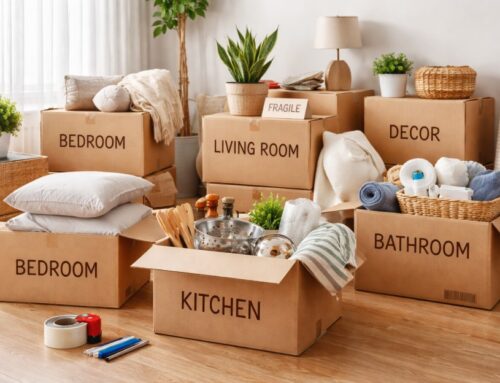 How to organize packing by room type