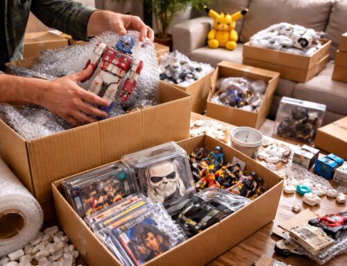 Tips for moving collectible toys or memorabilia