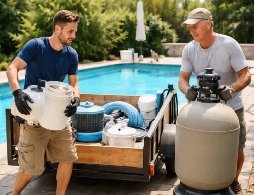 How to move pool equipment