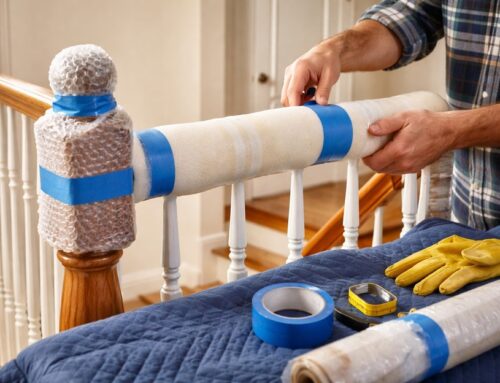 How to protect stair railings and newel posts